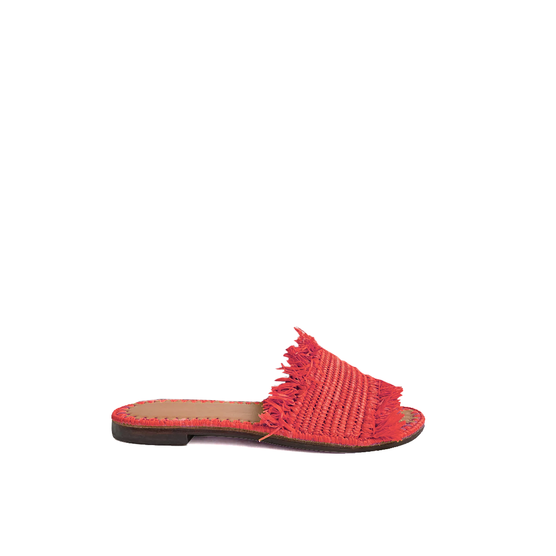 Luna Raffia Sandal - Natural